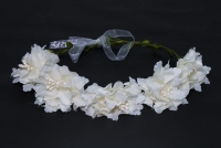 couronne de fleurs (blanc cassé)