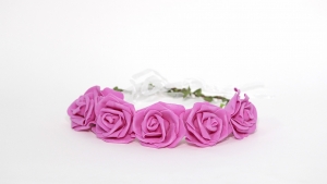 Couronne de fleurs rose (Rose)