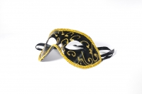 Masque de venise noir et or