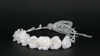 couronne petit fleurs blanc