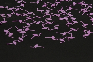 Confettis Flamant Rose Pale ou Fushia